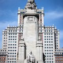 EU ESP MAD Madrid 2017JUL17 024 : 2017, 2017 - EurAisa, DAY, Europe, July, Madrid, Monday, Monumento A Cervantes, Plaza de España, Southern Europe, Spain